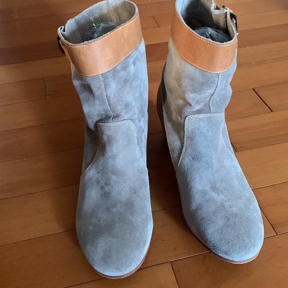 Sebago hand crafted leather suede boots size 11 - Picture 9 of 14